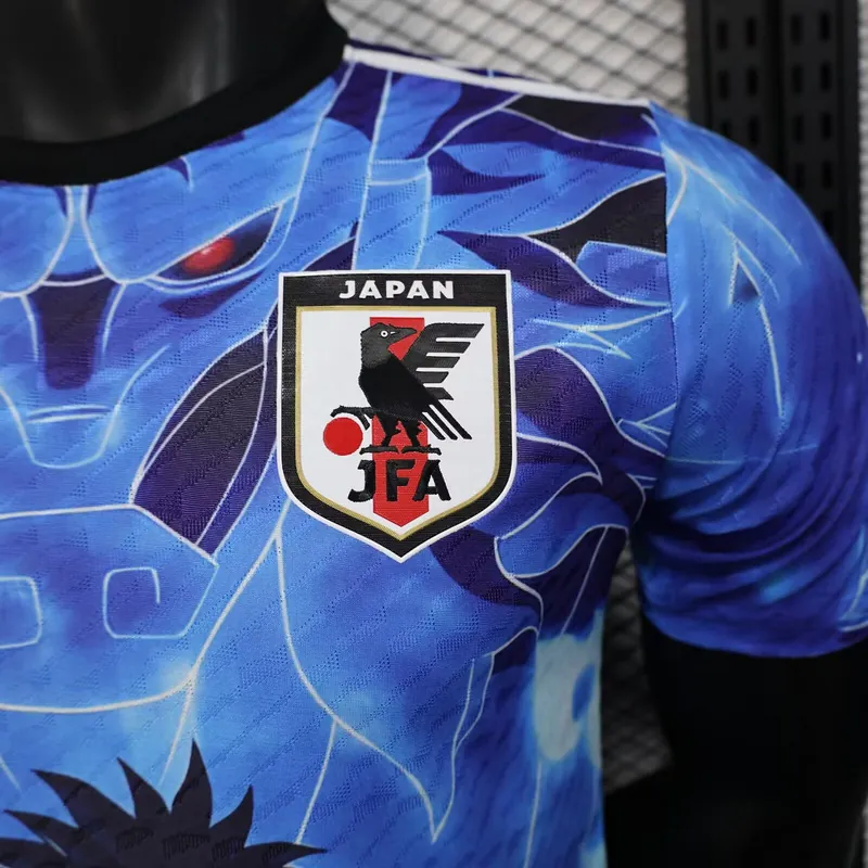 25-26 Japan Naruto & Sasuke Blue Special Edition Kit Player Version Shirt AAAAJersey Wholesale 4
