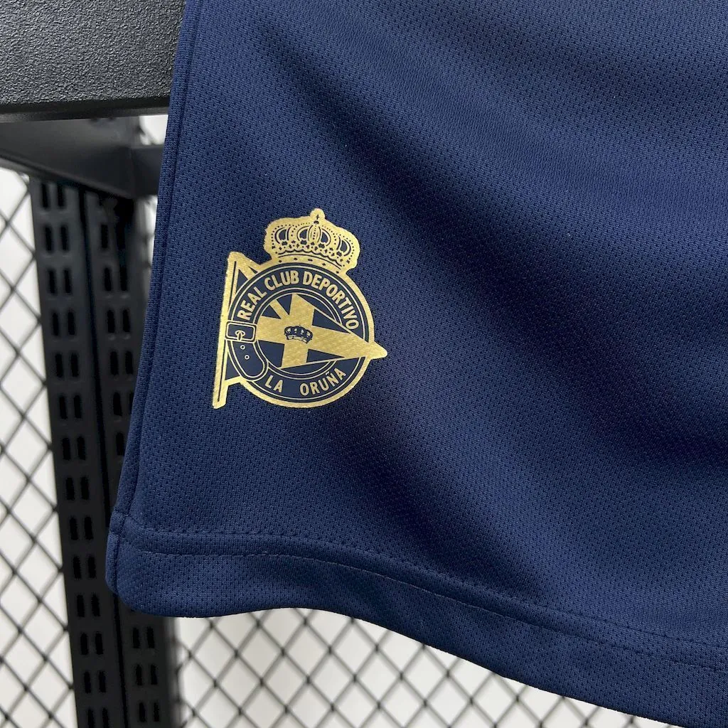 25-26 Deportivo de La Coruna 25th Anniversary Edition Kid Kits Youth Apparels AAAAJersey Supply 10