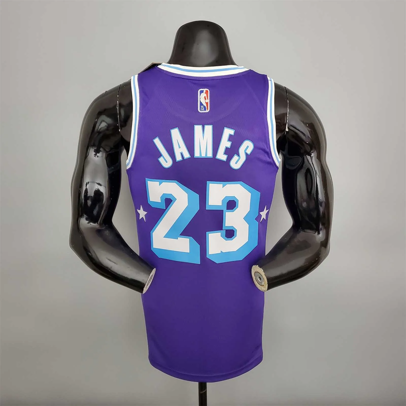 2022 75th Anniversary James #23 Lakers City Edition Purple 6
