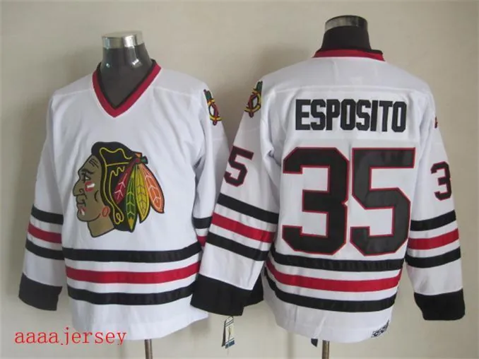 Chicago Blackhawks retro ice hockey jersey M-3XL 芝加哥黑鹰队复古冰球服 3
