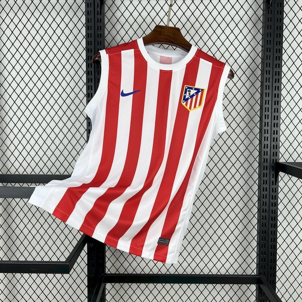 25-26 Atletico Madrid Home Vest Football Kits AAAAJersey Supply Yupoo 5