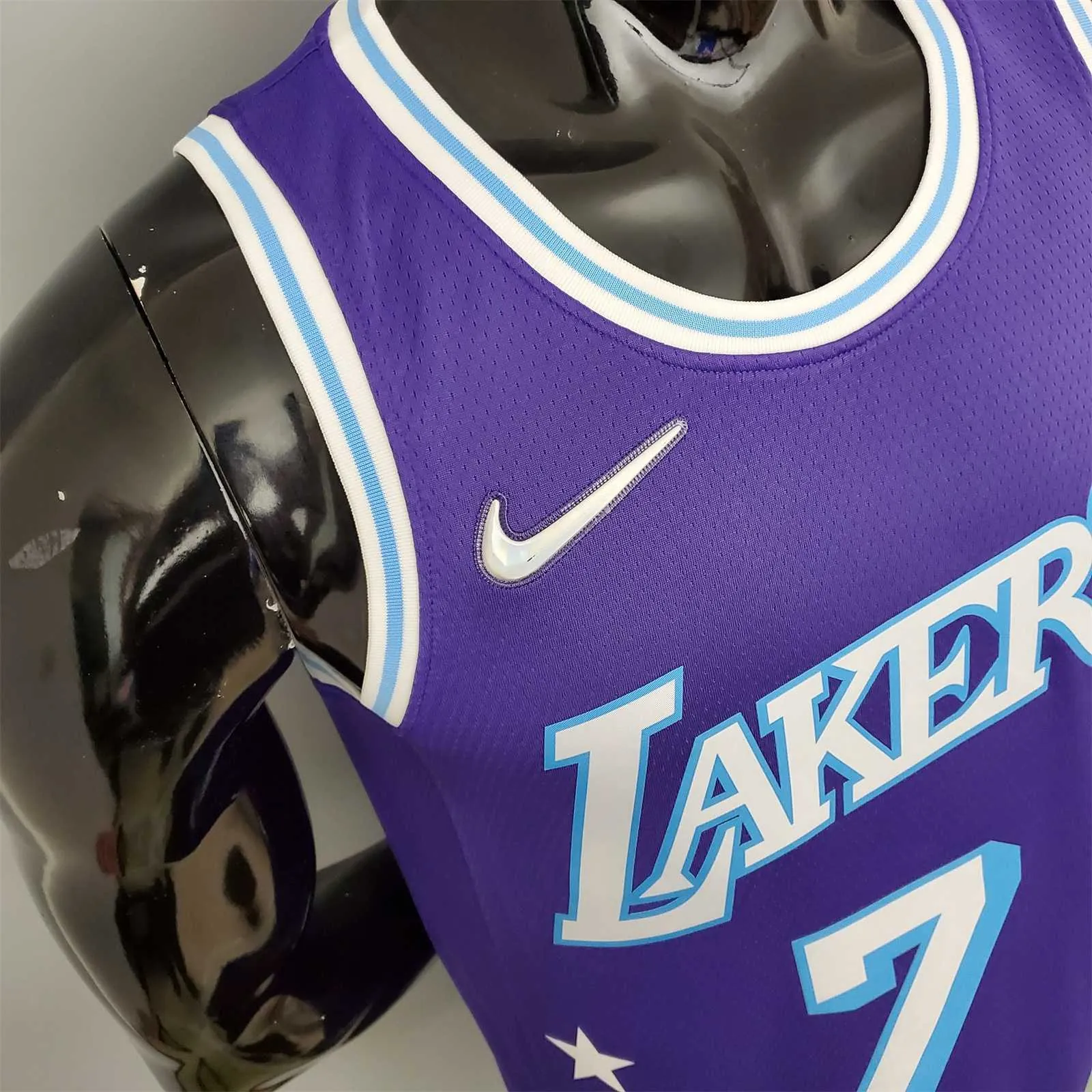 2022 75th Anniversary Anthony #7 Lakers City Edition Purple 4
