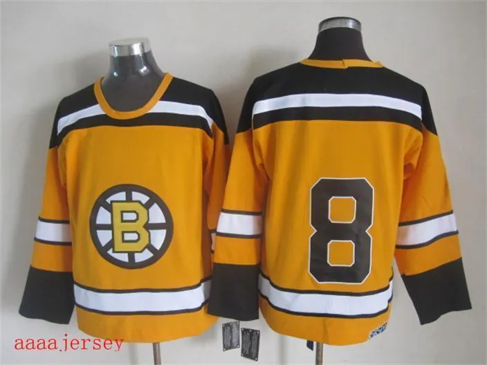 Boston Bruins retro ice hockey jersey M-3XL 波士顿棕熊队复古冰球服 1