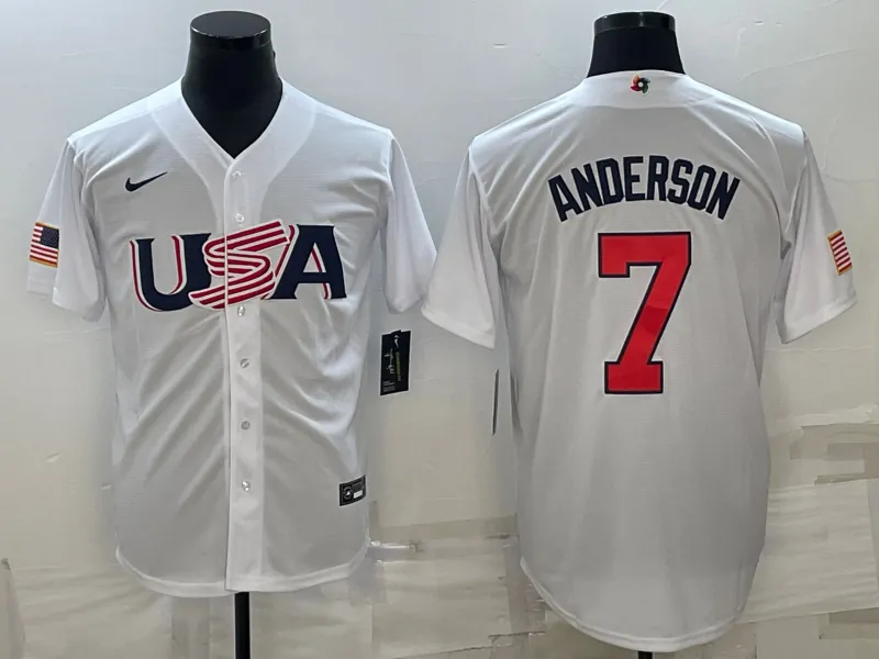 USA 2023 World Cup Baseball Jerseys 32