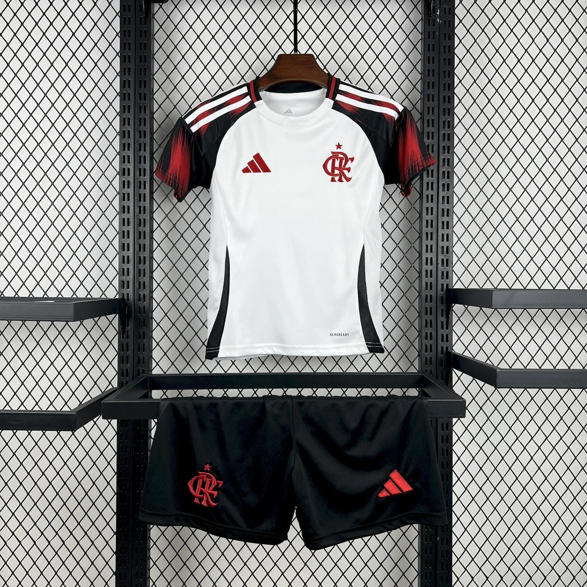 25-26 Flamengo Away Kids Kit Soccer T-Shirt AAAAJersey Supply Yupoo 6