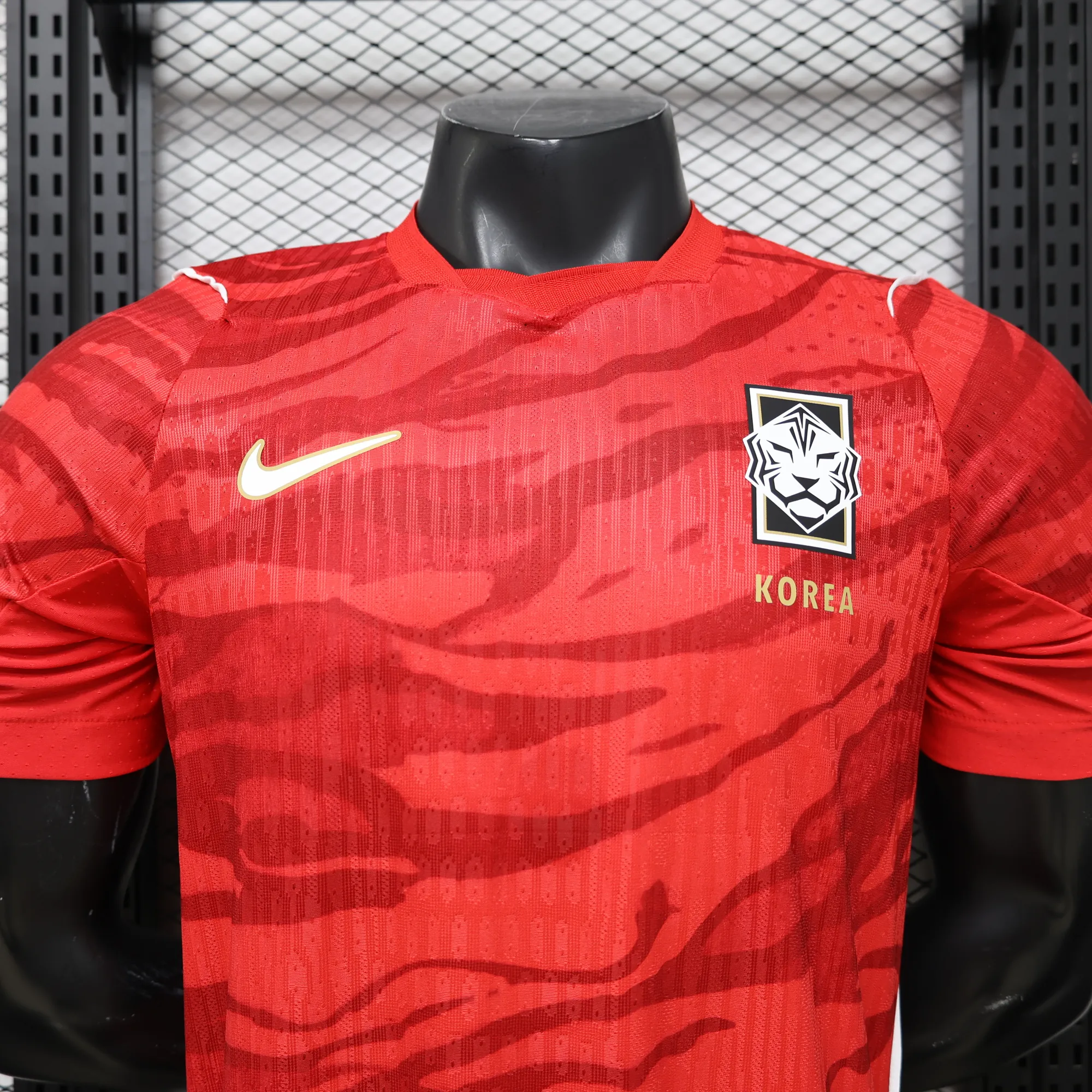 2026 World Cup South Korea Mens Home Kit Player Version Soccer Shirt Red AAAAJersey Dropship Yupoo 5