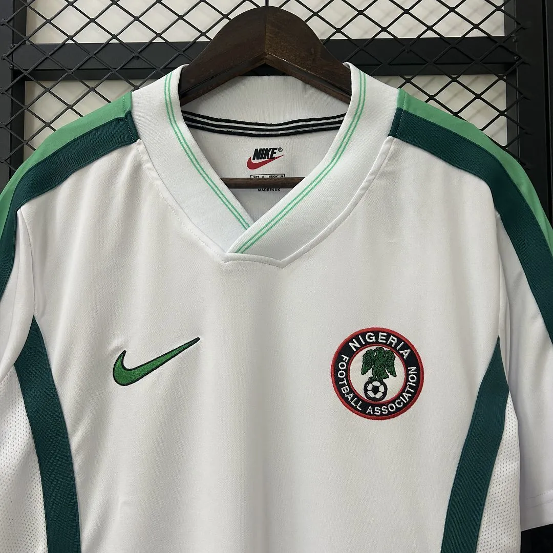 1998 Nigeria Away Retro Kit Vintage Shirt AAAAJersey Dropship Yupoo 3