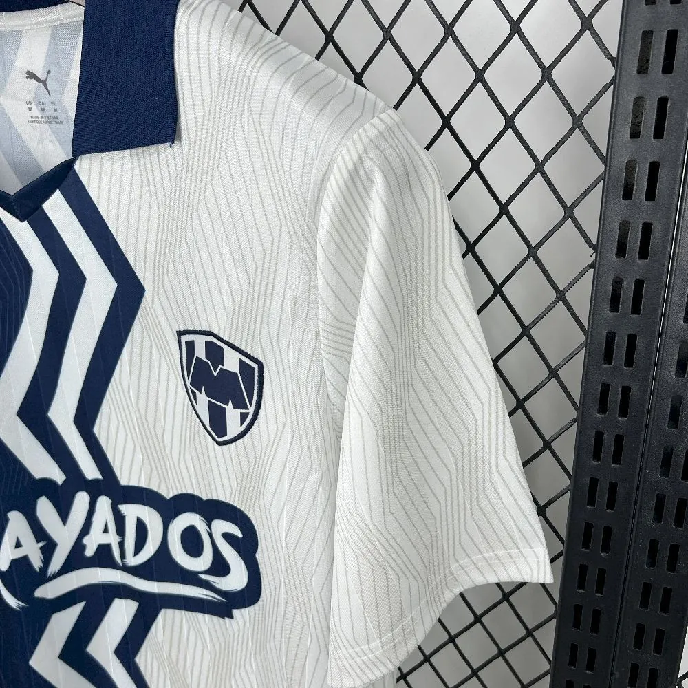 25-26 Monterrey White Special Edition Kit Soccer T-Shirt AAAAJersey Supply Yupoo 4