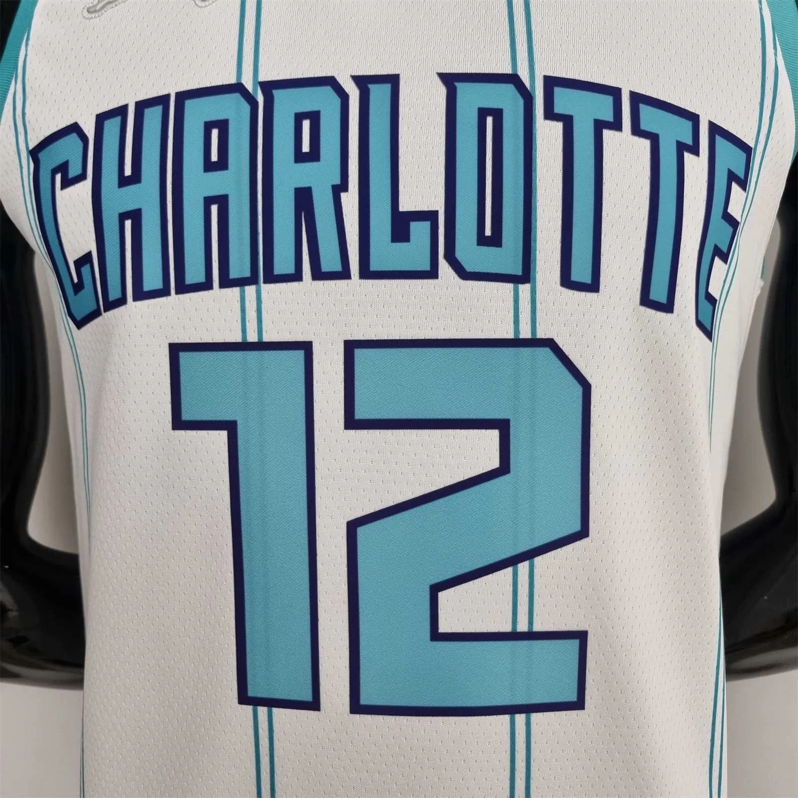75th Anniversary Oubre #12 Charlotte Hornets White NBA Jersey 6