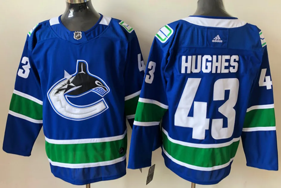 Vancouver Canucks ice hockey jersey M-3XL 温哥华加人队冰球服 4