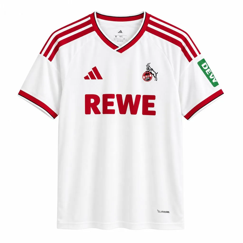 26-27 FC Köln Mens Home Kit Football T-Shirt AAAAJersey Supply Yupoo 8 6