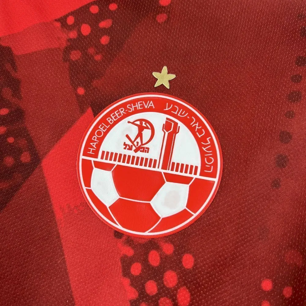 25-26 Hapoel Beer-Sheva Home Kit Soccer T-Shirt AAAAJersey Wholesale Yupoo 3