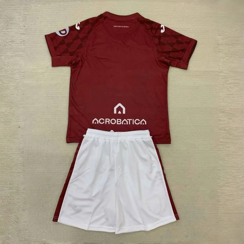 24-25 Torino Home Kid Kits Youth Apparels Soccer AAAAJersey Yupoo 1