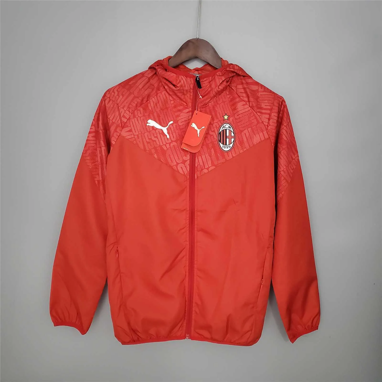 21-22 AC Milan Red Windbreaker 8