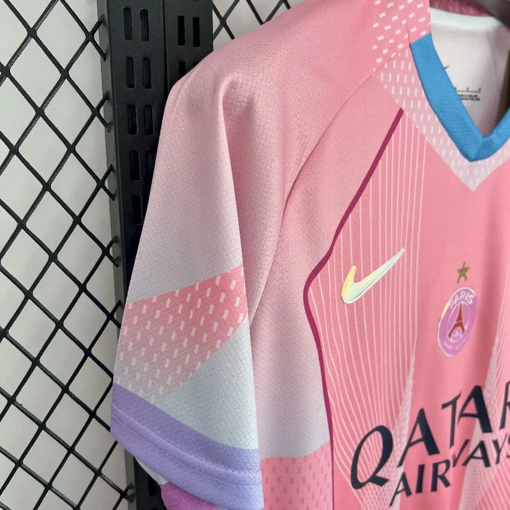 25-26 PSG Pink Kit Special Edition Soccer AAAAJersey Yupoo 2