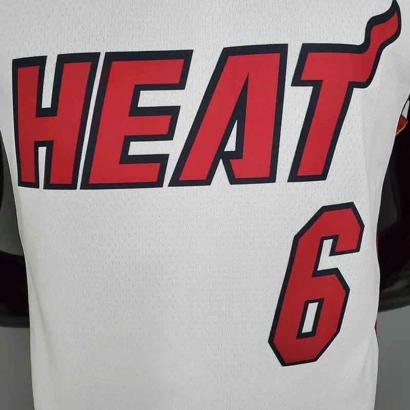 Miami Heat JAMES#6 white 6