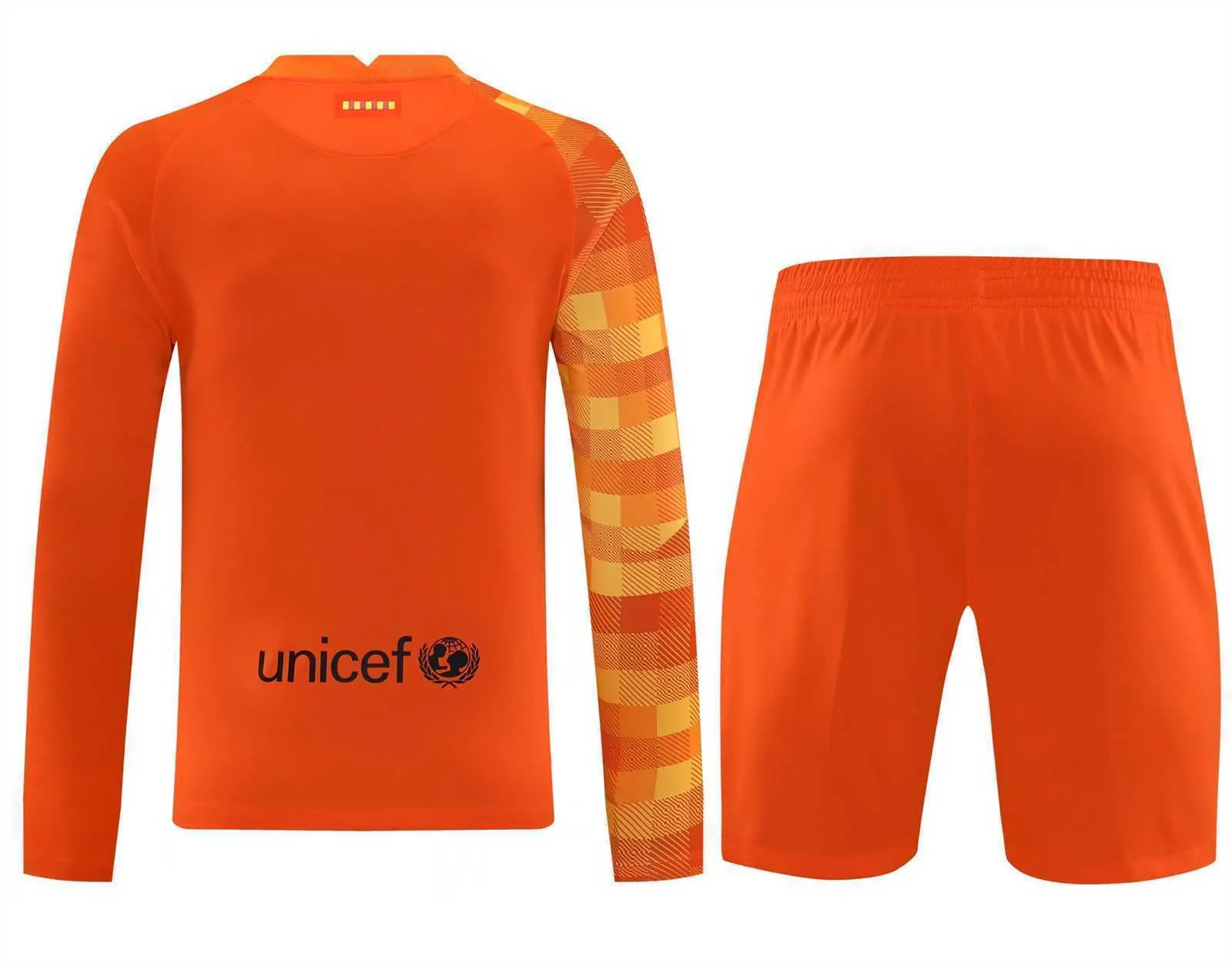 21-22 Barcelona orange goalkeeper long sleeve 16