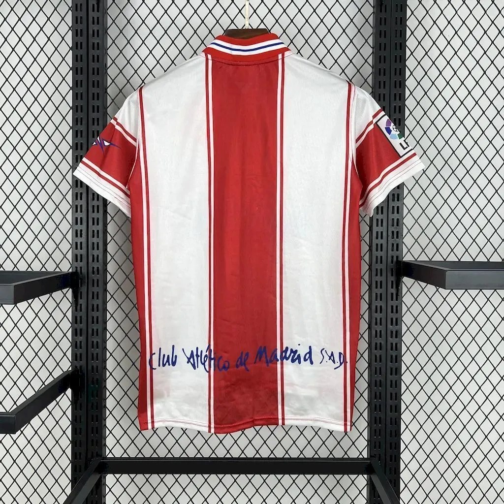 99-00 Atletico Madrid Home Retro Kit Vintage Shirt AAAAJersey Supplier Yupoo 4