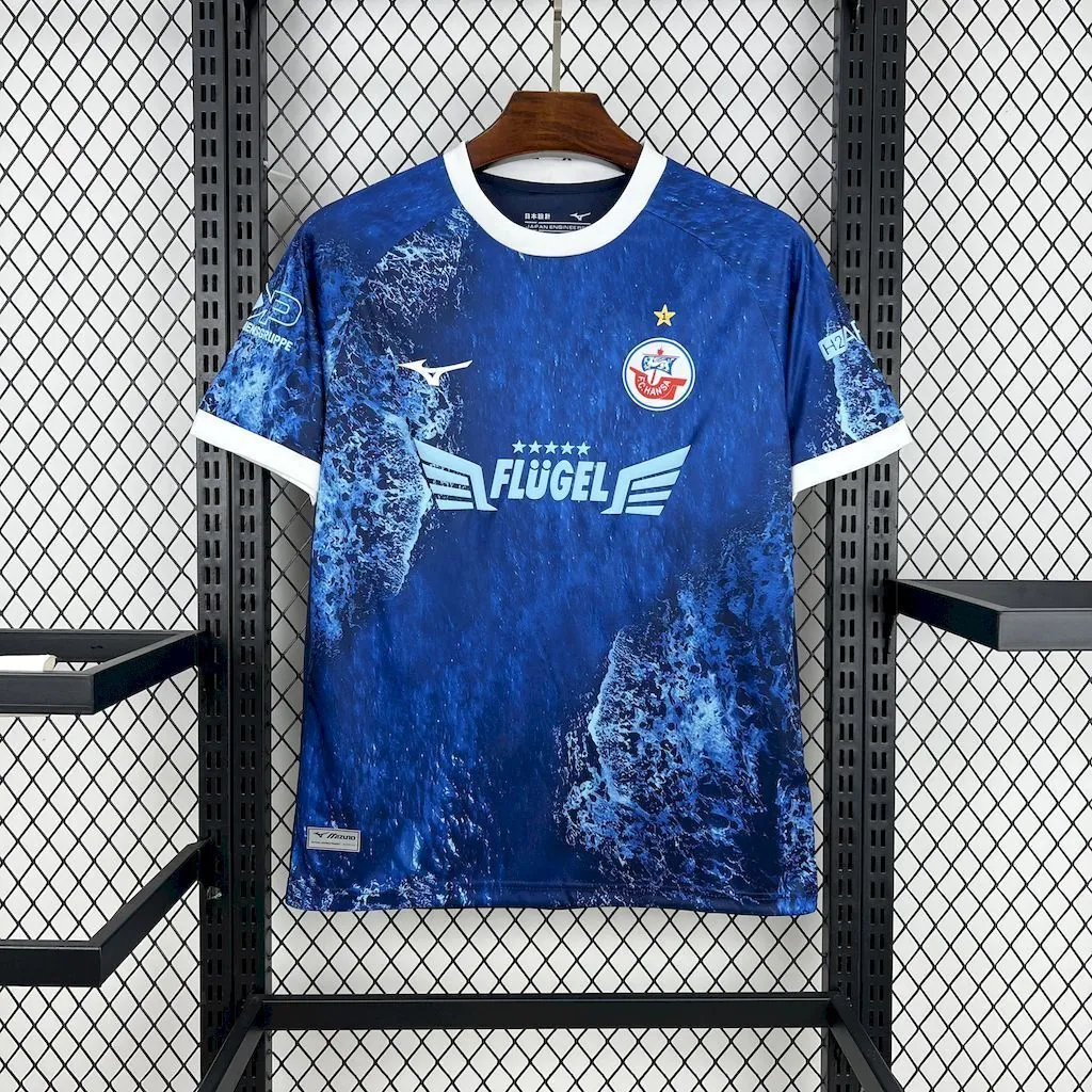 25-26 FC Hansa Rostock Baltic Sea Special Edition Shirt Football Uniform AAAAJersey Wholesale Y 4