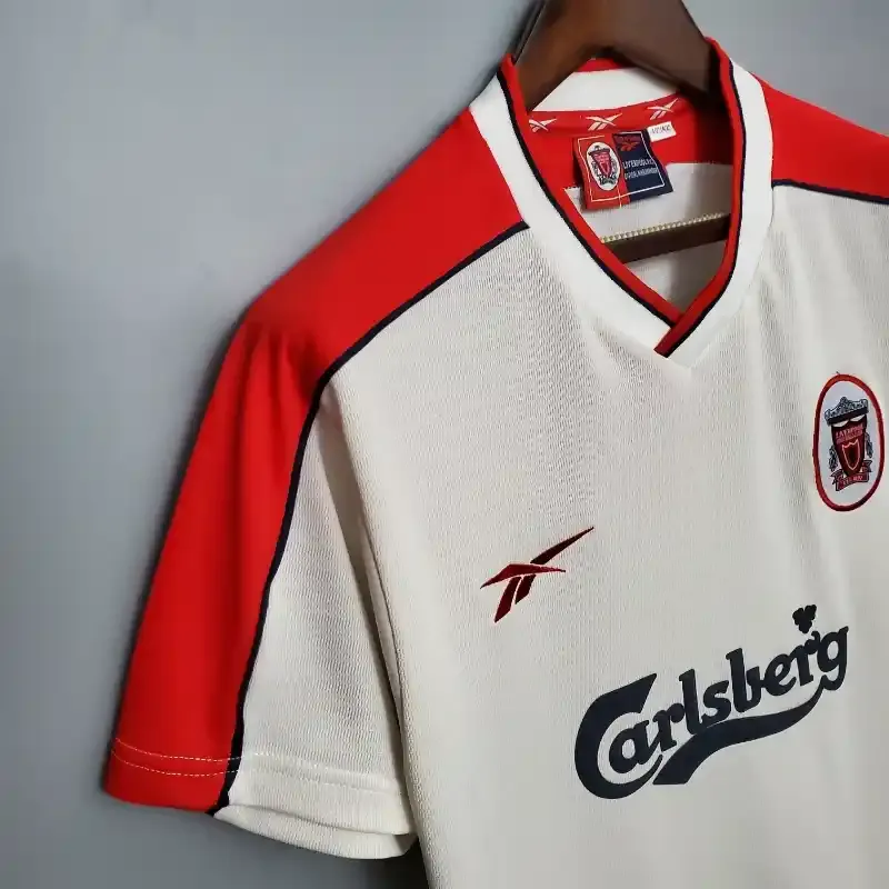98-99 Retro Liverpool Soccer Jersey Away S-2XL 1