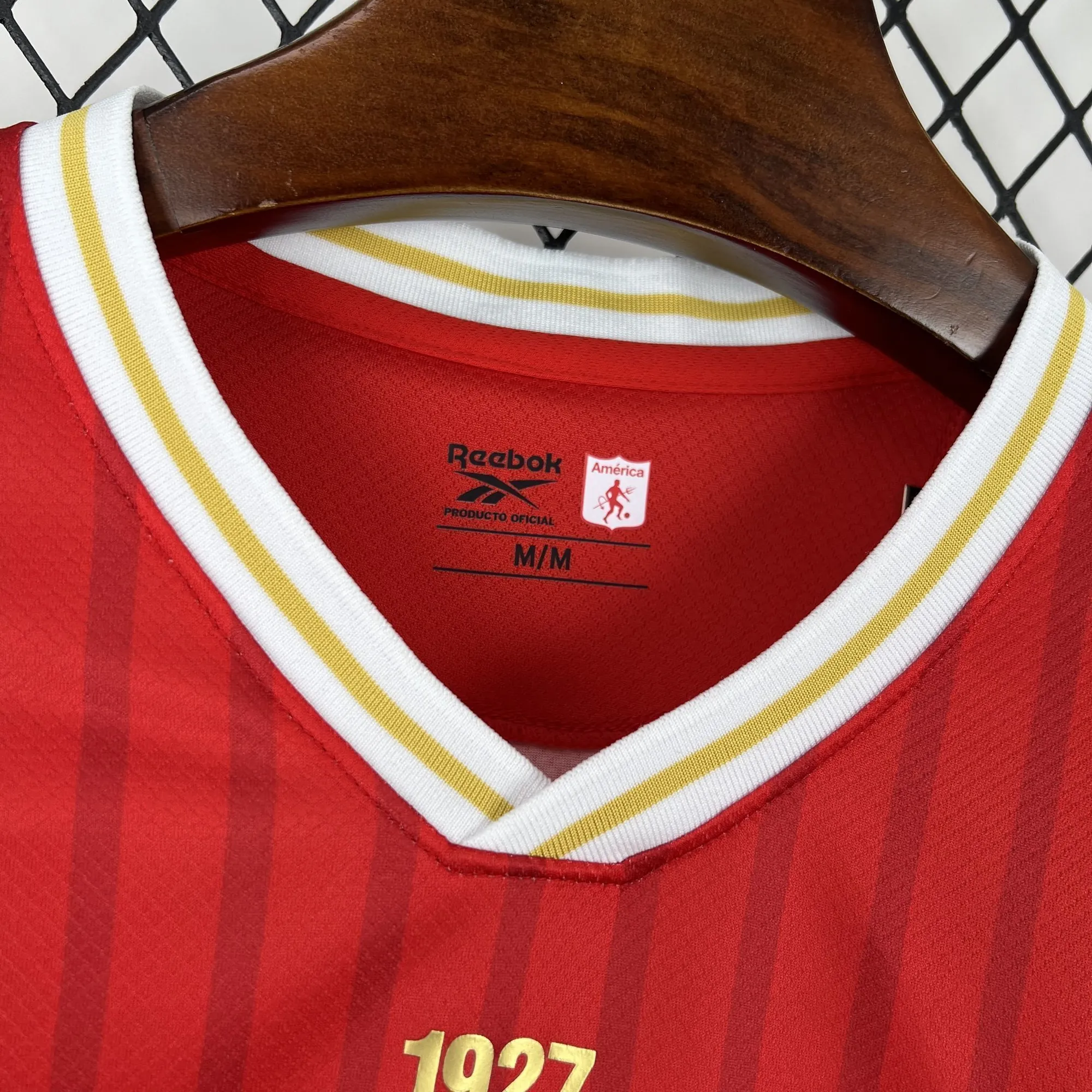 26-27 América de Cali Mens Home Red Kit Soccer T-Shirt AAAAJersey Supply Yupoo 5