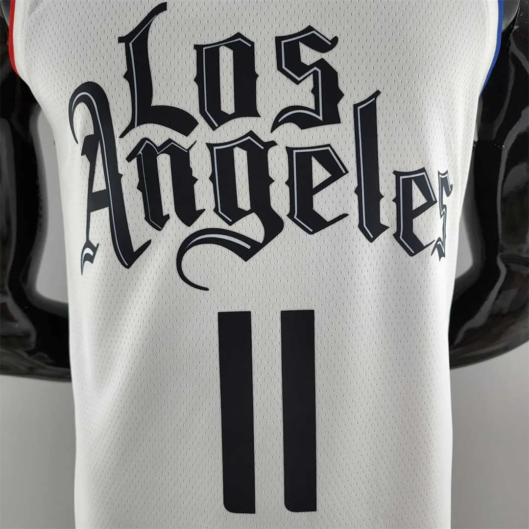 WALL#11 Los Angeles Clippers White NBA jersey 7