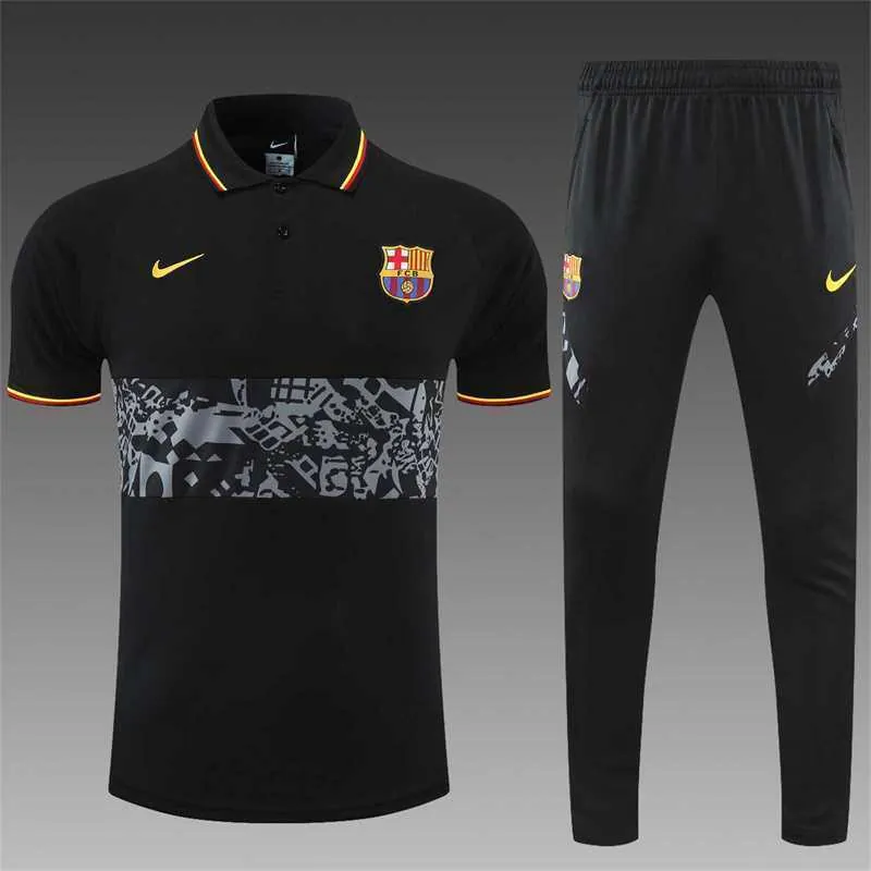 Barcelona Polo black yellow-logo 4