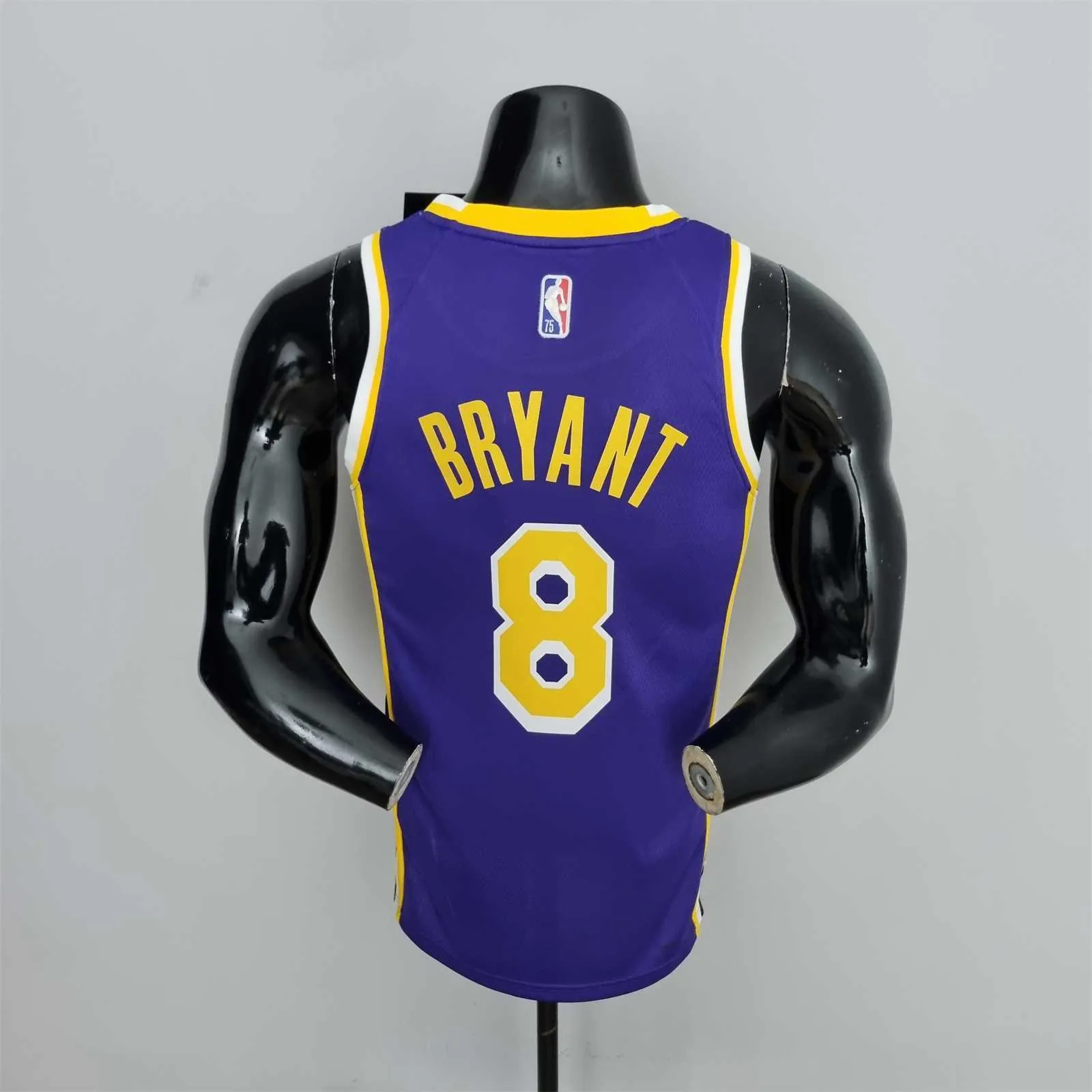 75th Anniversary BRYANT#8 Los Angeles Lakers Jordan Purple NBA Jersey 8
