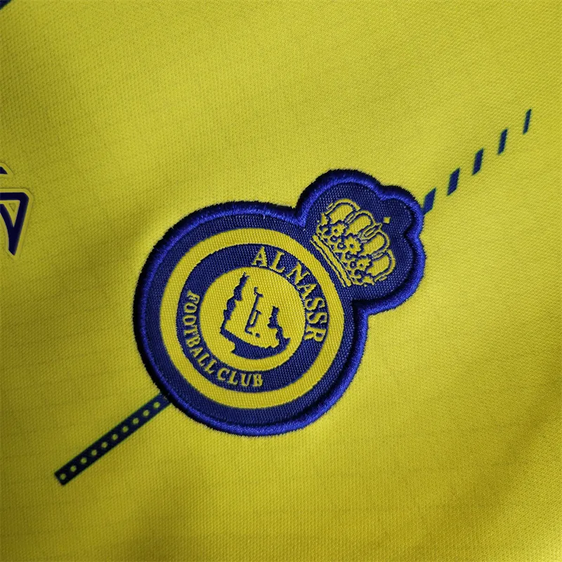 23-24 Kids Al Nassr Home Sizes 16-28 Soccer Jerseys 5