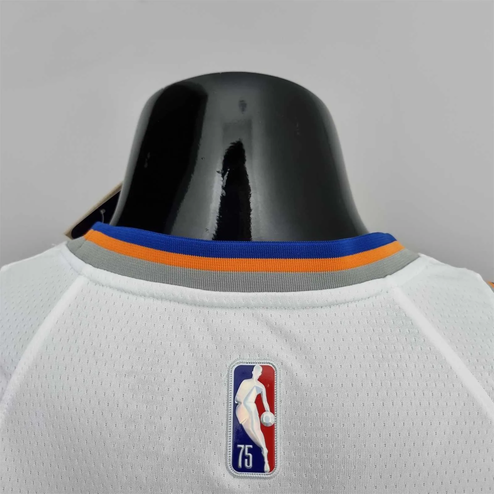 75th Anniversary Barrett #9 New York Knicks White NBA Jersey 6