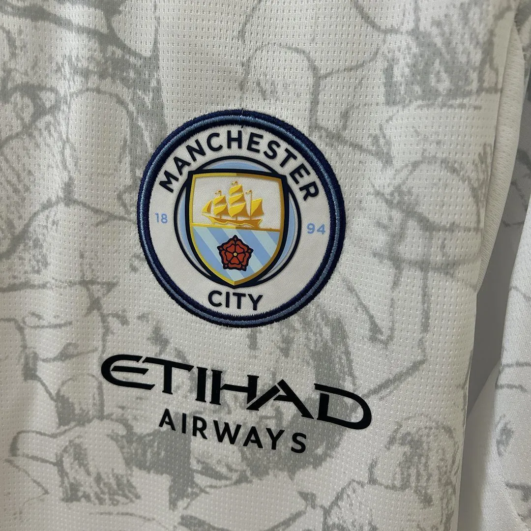 25-26 Manchester City Away Kit Soccer T-Shirt AAAAJersey Dropship Yupoo 3