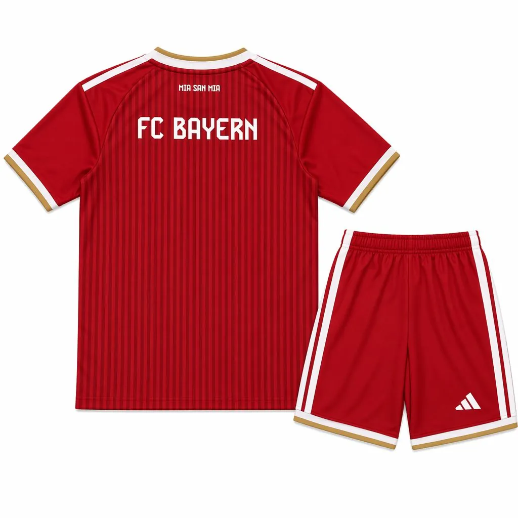 26-27 Bayern Munich Home Kid Kits Youth Football Apparels AAAAJersey Supply Yupoo 2 1