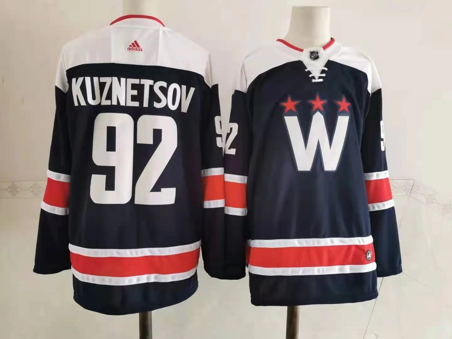 Washington Capitals ice hockey jersey M-3XL 华盛顿首都队冰球服 9