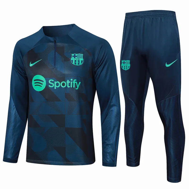 23-24 Barcelona Long Sleeve Training Suit Yupoo 4