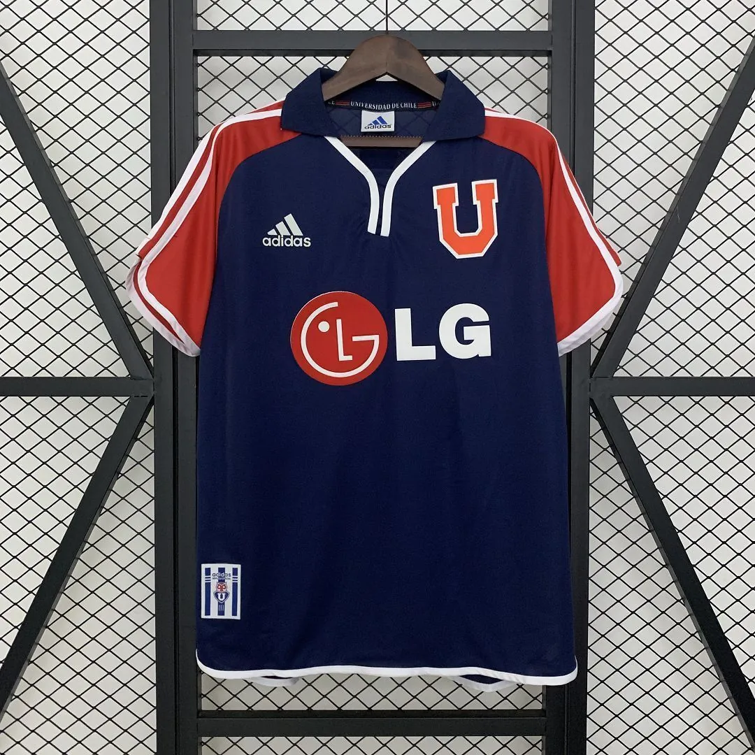 01-02 University of Chile Home Retro Kit Vintage Shirt AAAAJersey Supply Yupoo 9