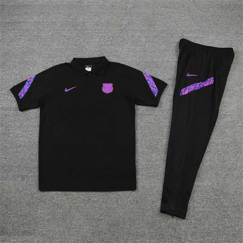 Barcelona Polo black purple-logo 20