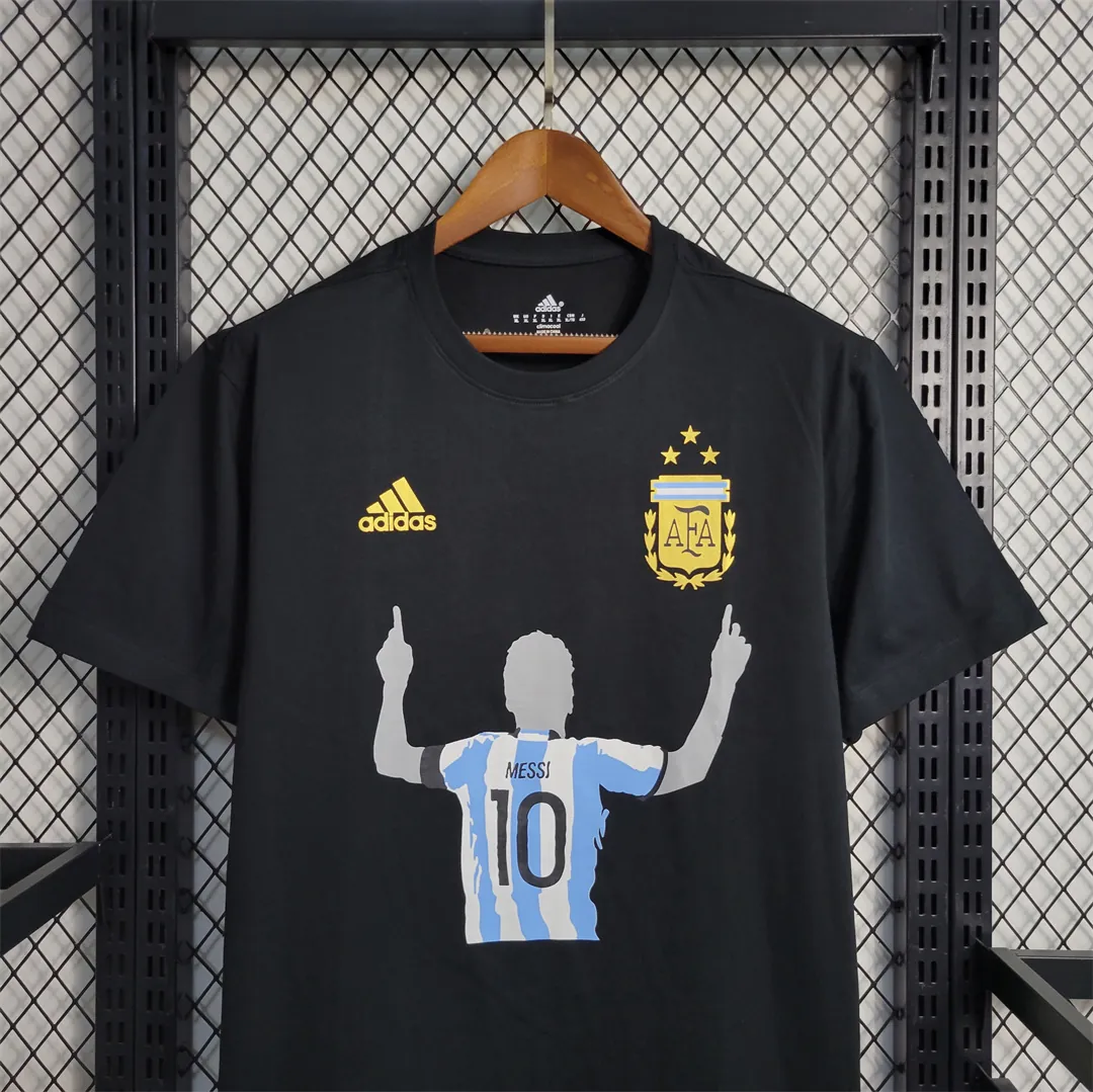 2023 Argentina black casual shirt 6