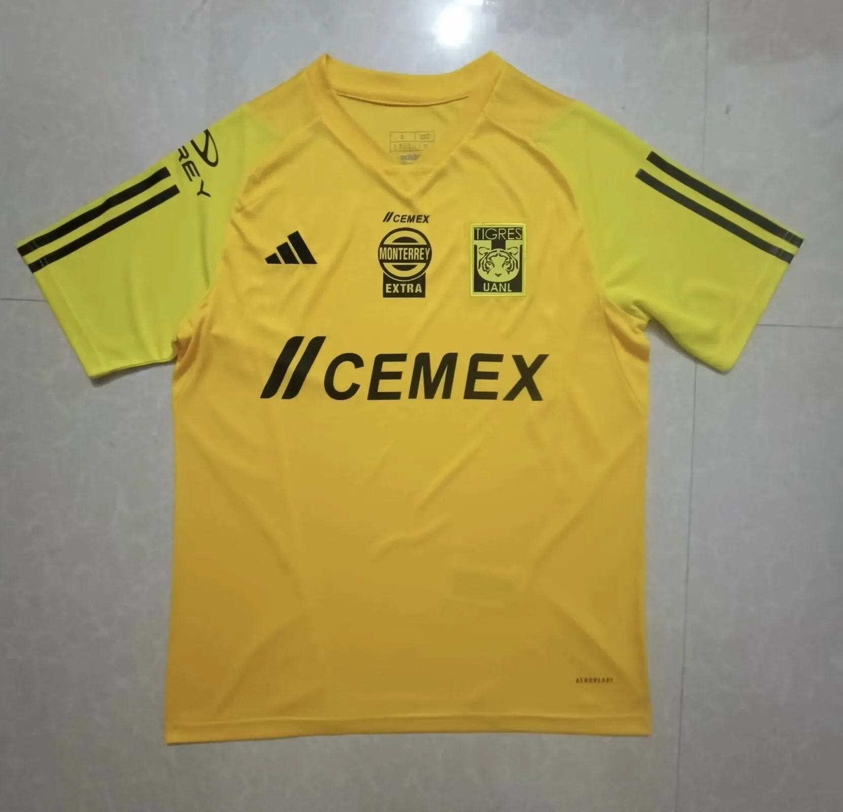 23-24 Tigres UANL Yellow Training Kit Soccer Jerseys Yupoo 2