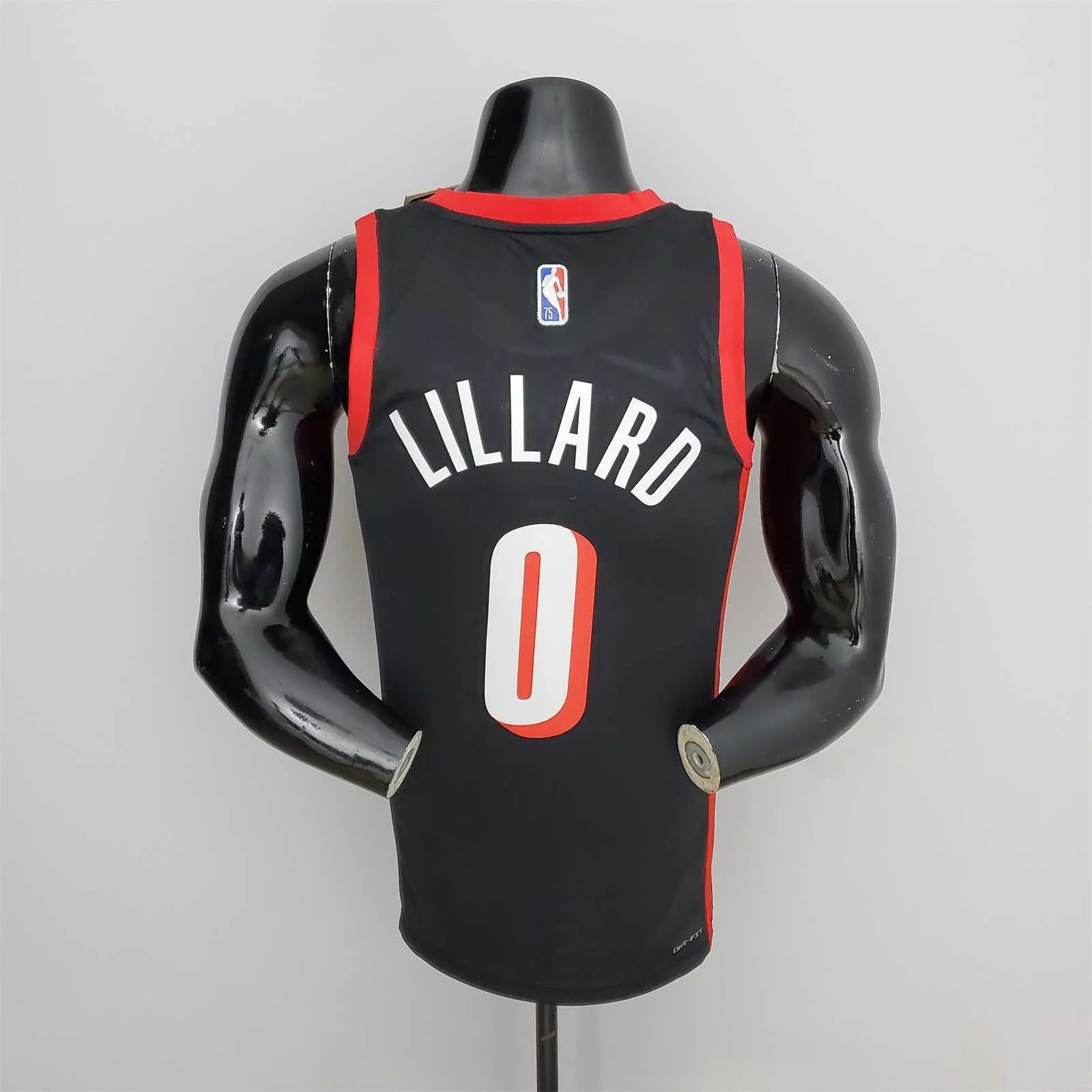 2022 Season Lillard #0 Trail Blazers Urban Edition Black NBA Jersey 9