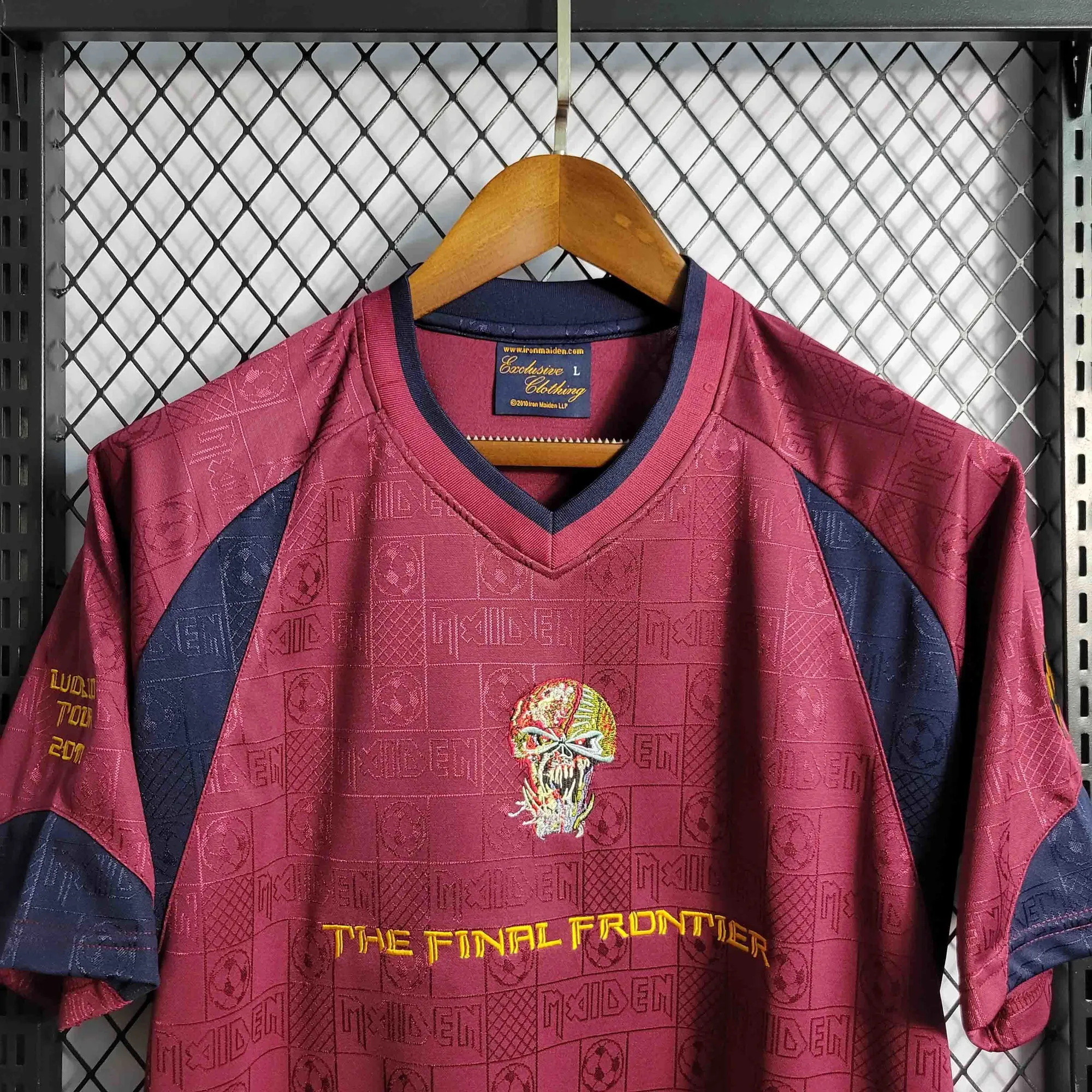 10-11 West Ham Iron Maiden Away Retro Kit Vintage Shirt Sport AAAAJersey Yupoo 6