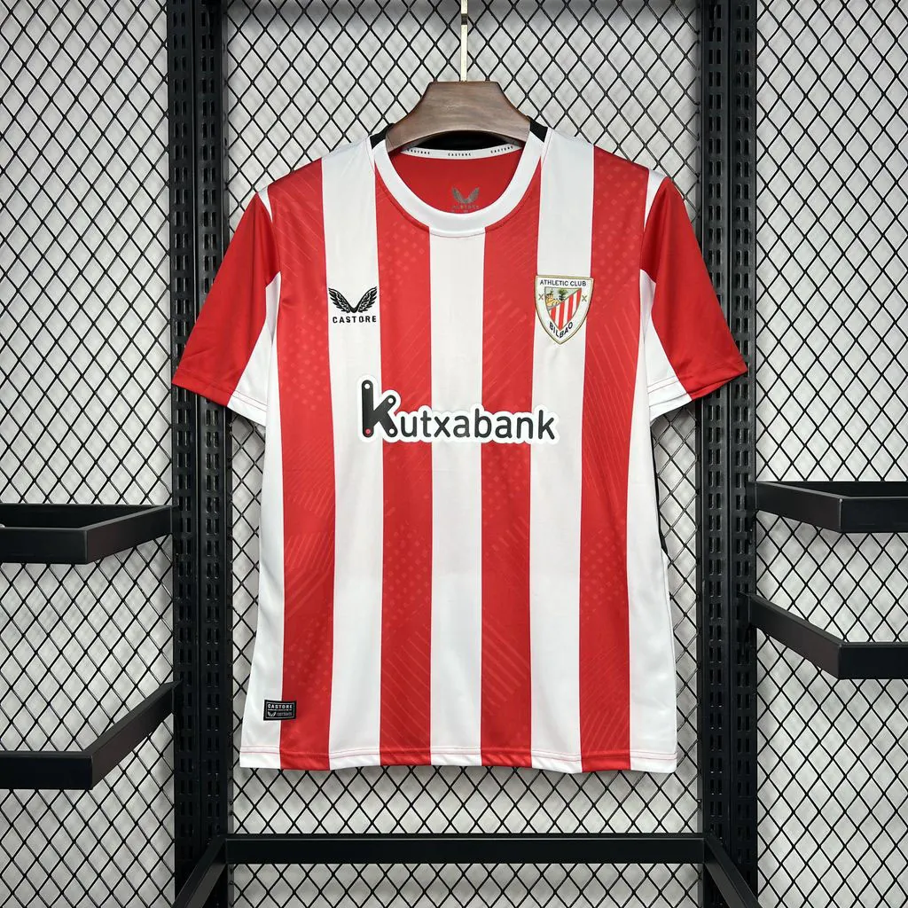 24-25 Athletic Bilbao Home Kit Football Apparels Sport AAAAJersey Yupoo 6