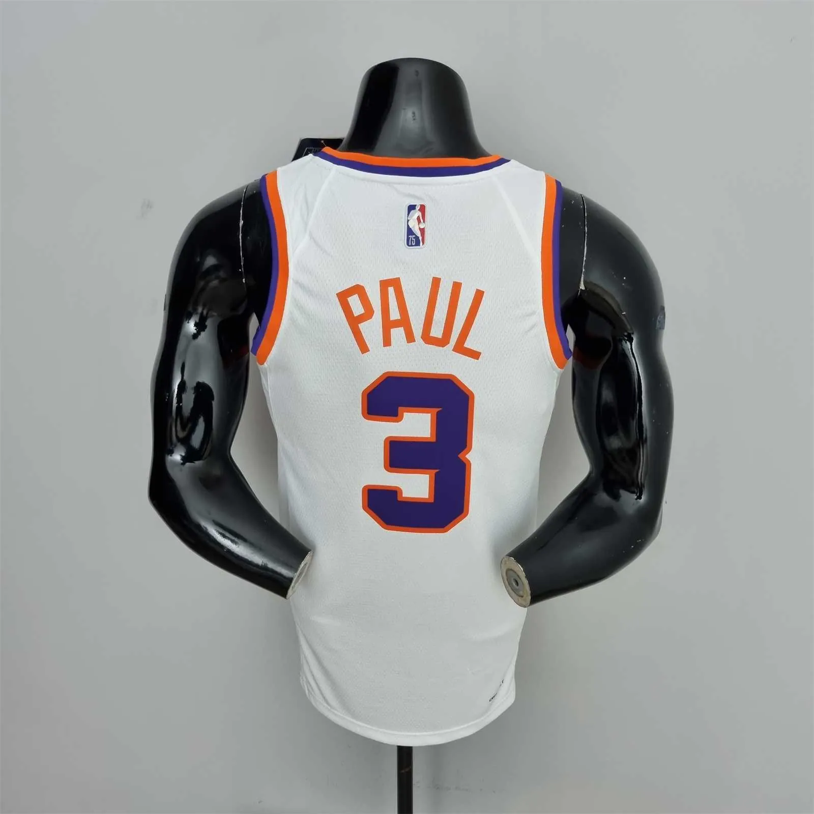 75th Anniversary Paul #3 Phoenix Suns White NBA Jersey 9