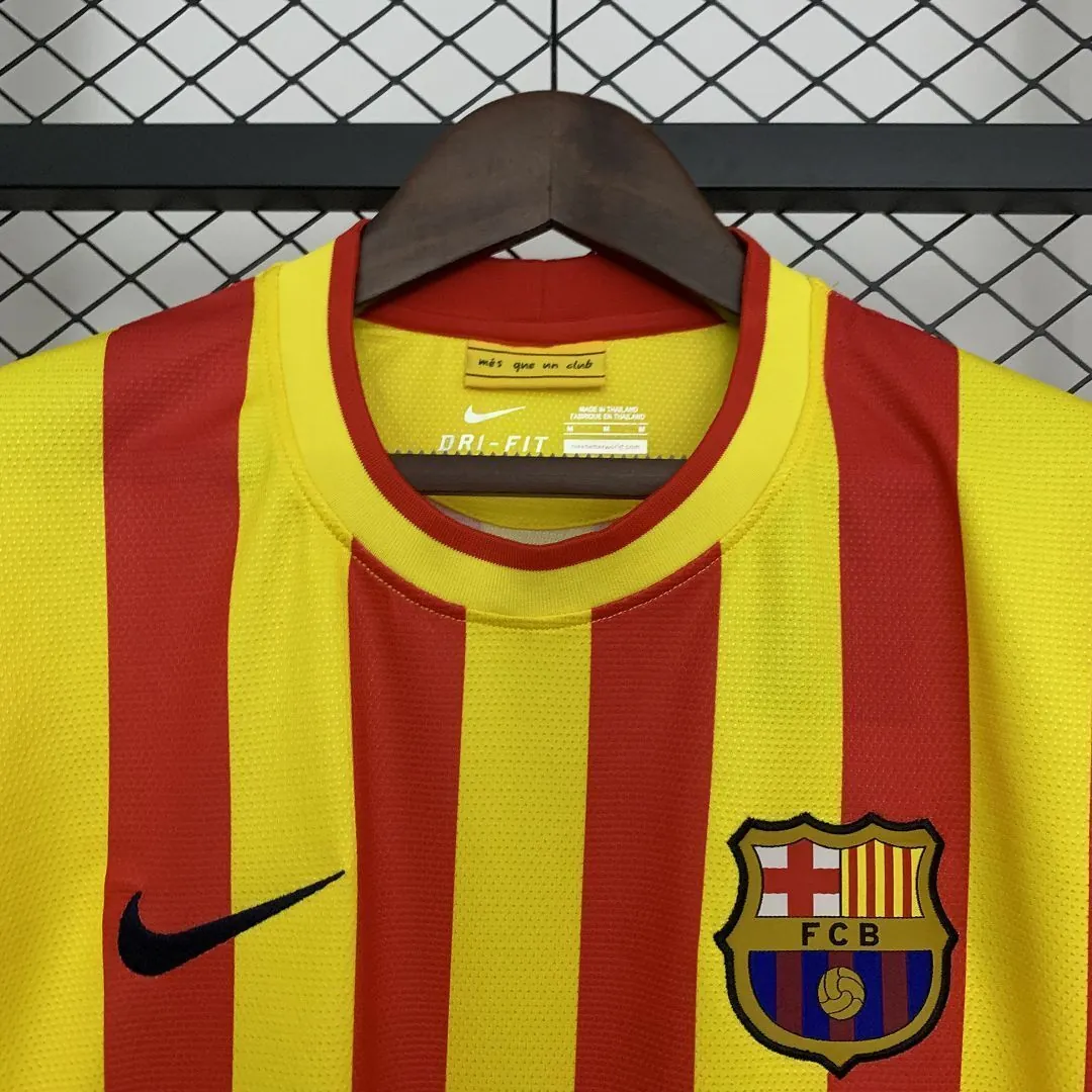 13-14 Barcelona Away Retro Kit Vintage Shirt AAAAJersey Wholesale Yupoo 6