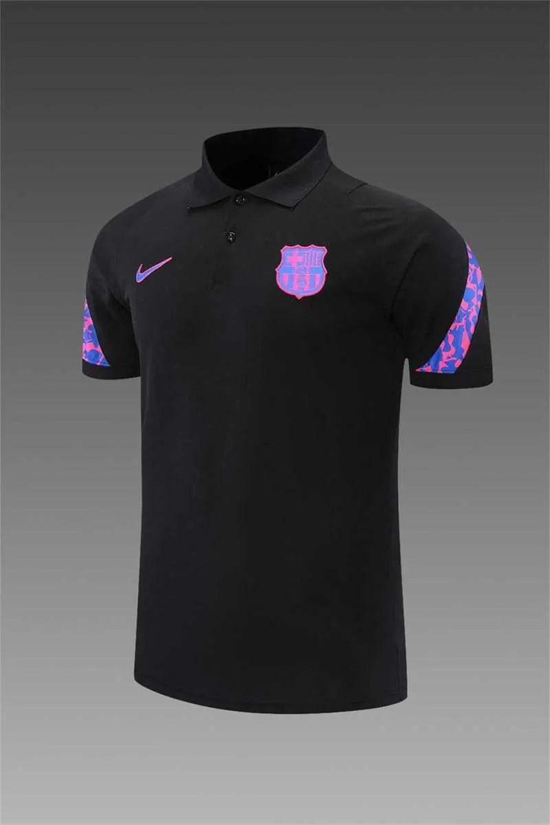 Barcelona Polo black purple-logo 19