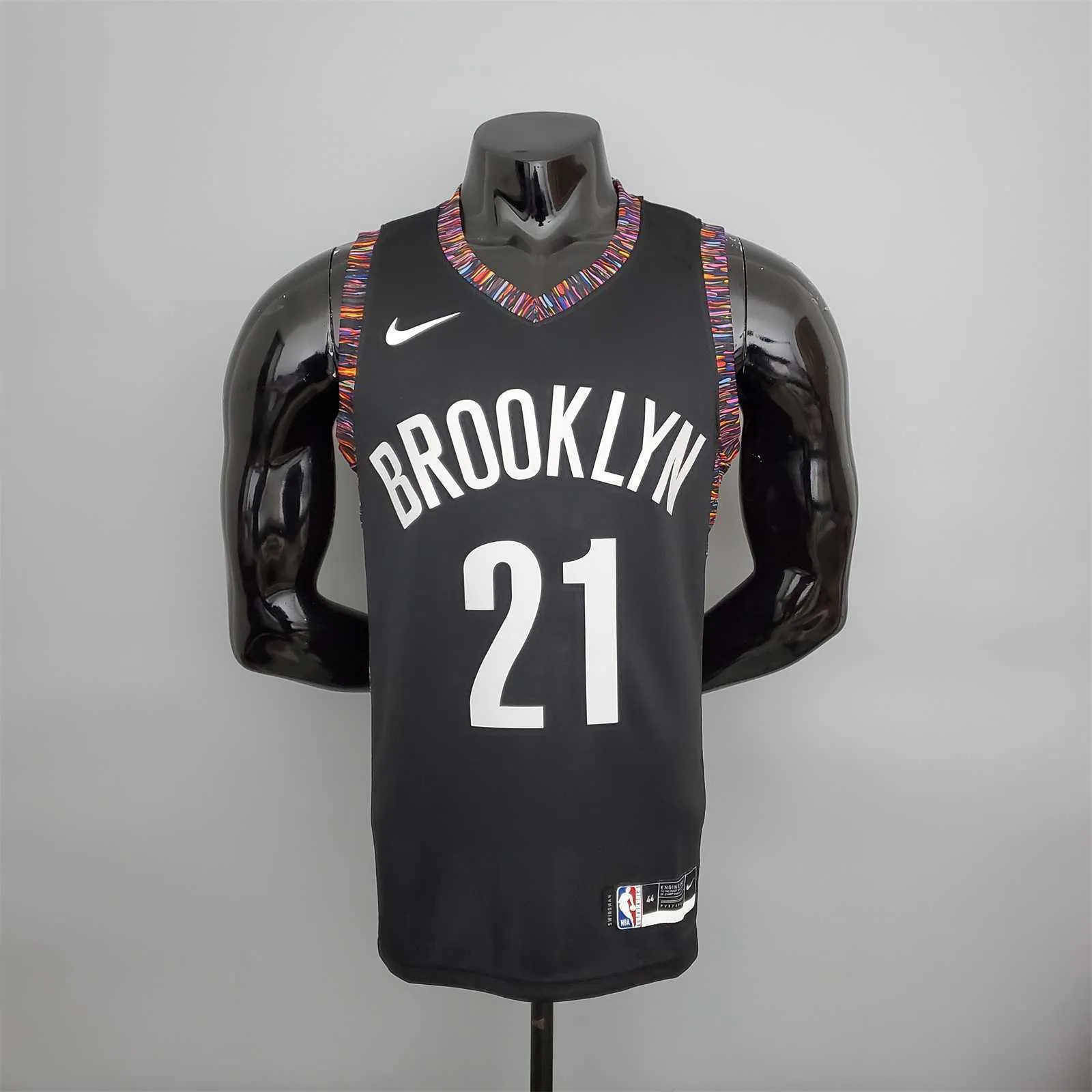 brooklyn#21 Brooklyn Nets City version black 9