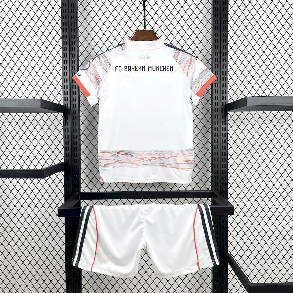 25-26 Bayern Munich Away Kid Kits Youth Apparels Soccer AAAAJersey Yupoo 6