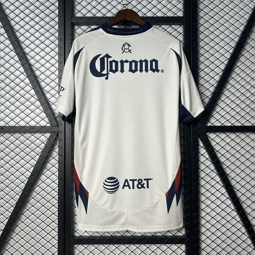 25-26 Club America White Training Kit Soccer T-Shirt AAAAJersey Wholesale Yupoo 4