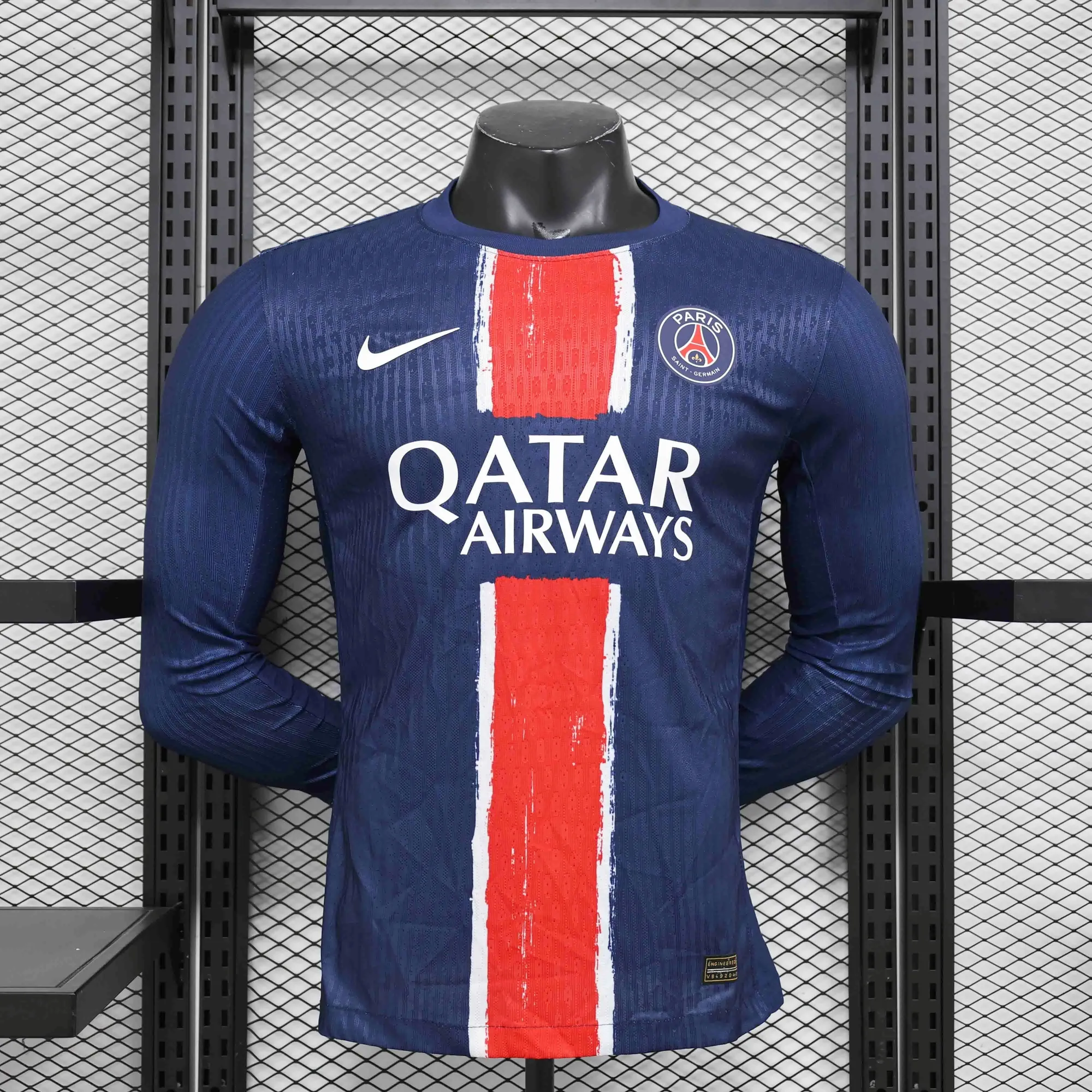 24-25 PSG Home Long Sleeve Kit Player Version Shirt Soccer AAAAJersey Yupoo 3