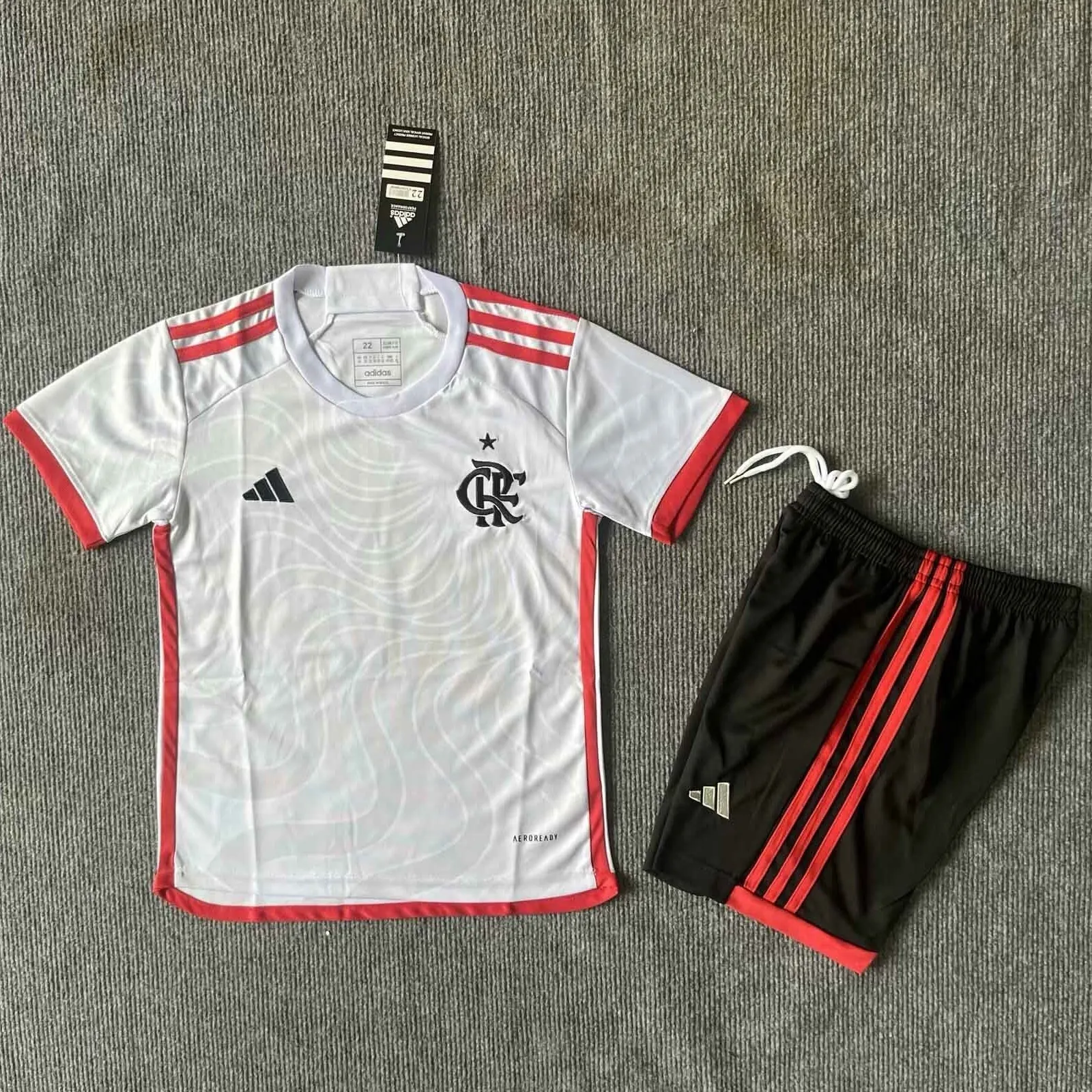 24-25 Flamengo Away Kid Kits Youth Apparels AAAAJersey Wholesale Yupoo 2