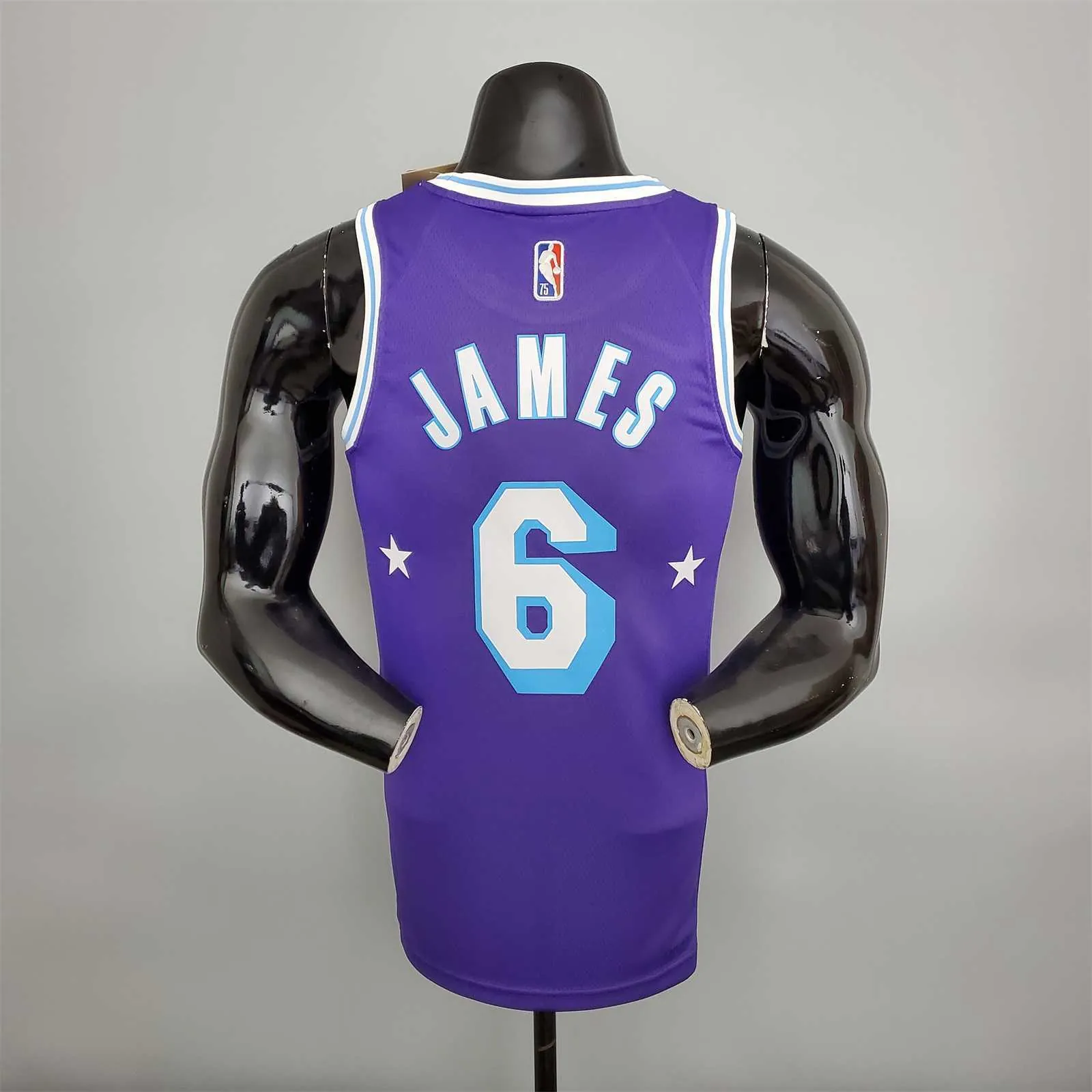 2022 75th Anniversary James #6 Lakers City Edition Purple 6